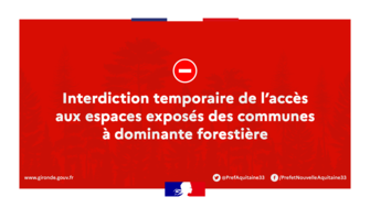 ARRETE D'INTERDICTION DE CIRCULATION AUX MASSIFS FORESTIERS DE LA COMMUNE